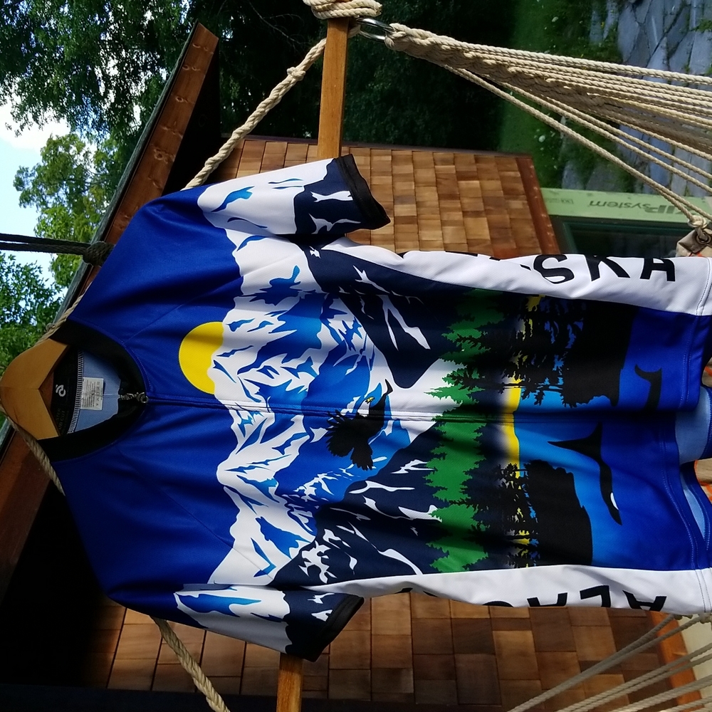 Champion System Tech Cycling Jersey. Large, 3 pockets on back.